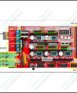 3d Printer Controller Board Ramps 1.4 Arduino Mega Shield