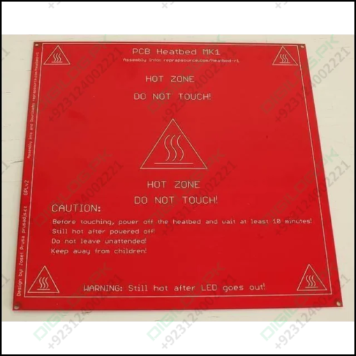 3d Printer Pcb Heated Bed Mk2b 12v And 24v In Pakistan