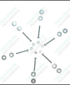 3mm x 15mm M3 Long Slotted Machine Screws Plus Nut & Washer