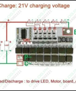 3s/4s/5s Bms 12v 16.8v 18v 3.2v 100a For Lifepo4 Lithium