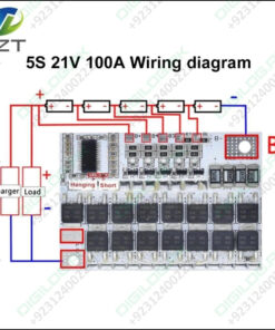 3s/4s/5s Bms 12v 16.8v 18v 3.2v 100a For Lifepo4 Lithium