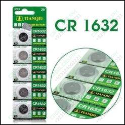 3v Lithium Button Coin Cell Battery Cr1632