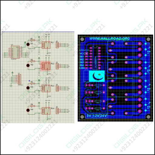 4 Channel Relay Module Board Arduino