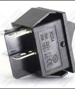 4 Pin 2 Positions On Off Dpst Rocker Power Switch Button