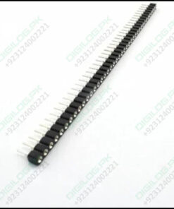 40 Pin 2.54mm Single Row Round Female Header Strip