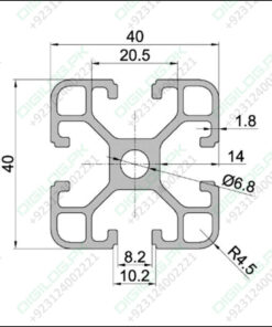 4040 Aluminium Profile Extrusion For Cnc And 3d Printer 1