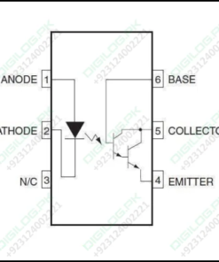 4n33 Optocoupler Photodarlington Output High Gain With Base