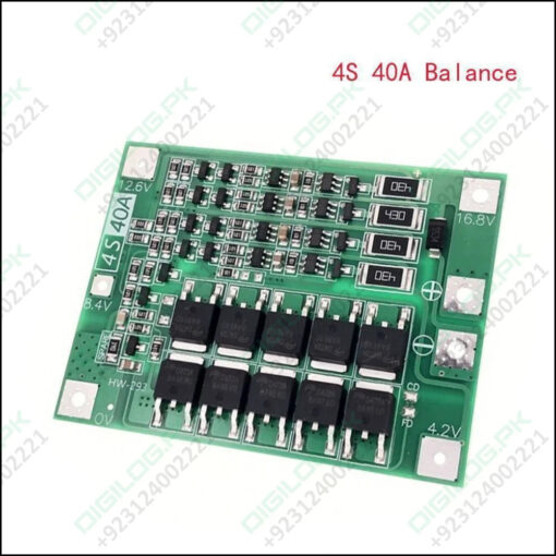 4s Bms 40a Li-ion Battery Protection Board Balanced Version