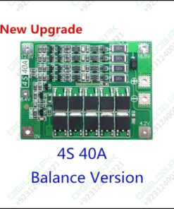 4s Bms 40a Li-ion Battery Protection Board Balanced Version