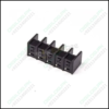 5 Pin Terminal Block Connector Straight Through Hole Black