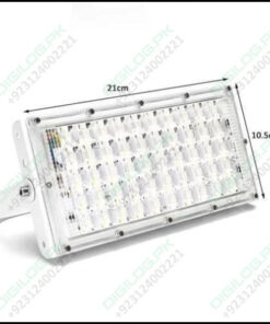 50w 50 Led White Shell Flood Light