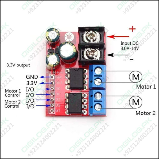 5a Dual Motor Drive Module Reverse Pwm Speed Regulation