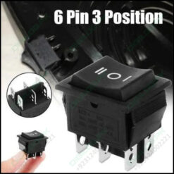 6 Pin 3 Position Dpdt Rocker Switch On Off Power Button