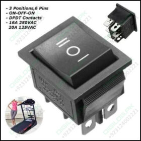 6 Pin 3 Position Dpdt Rocker Switch On Off Power Button