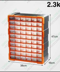 60 Drawer Plastic Component Storage Tools Box Makeup Jewelry