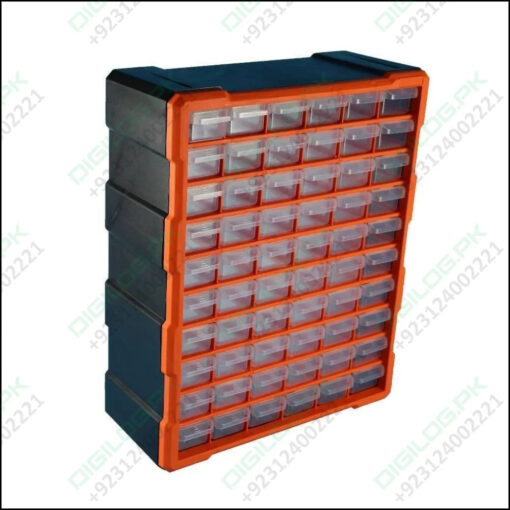 60 Drawer Plastic Component Storage Tools Box Makeup Jewelry