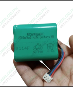 6v Battery 2000mah Ni-mh Pack Size Aa Rechargeable