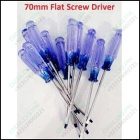 70mm Flat Head Screwdriver Thin Blade Tip Edge