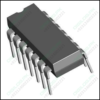 7403 Quad Two input NAND Open collector