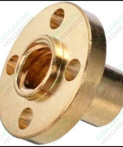 8mm T8x2 Trapezoidal Acme Shaft Lead Thread Rod Brass Screw