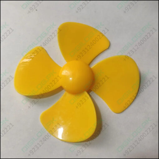 98 Mm 4 Blade Hard Plastic Fan Propeller Wing Par For 3v 5v