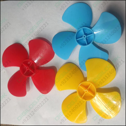 98 Mm 4 Blade Hard Plastic Fan Propeller Wing Par For 3v 5v