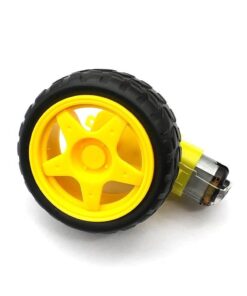 RC Car TT Gear Motor DC 3V-6V Robot Smart Tyre Wheel Set