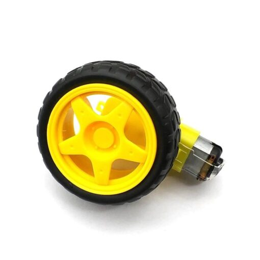 RC Car TT Gear Motor DC 3V-6V Robot Smart Tyre Wheel Set