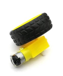 RC Car TT Gear Motor DC 3V-6V Robot Smart Tyre Wheel Set