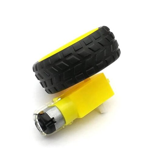 RC Car TT Gear Motor DC 3V-6V Robot Smart Tyre Wheel Set