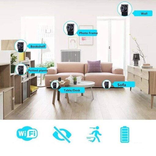 Spy Camera IP wireless camera WIFI 1080p with Battery S06