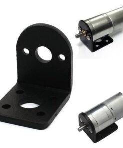 L Shaped 25mm DC Geared Motor Mount Bracket Holder