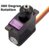 MG90 MG90S 360 degree high quality metal Gear Servo Motor