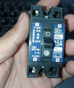 USED MITSUBISHI NV-L22FZC 15A Earth Leakage Circuit Breaker