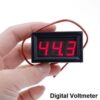 Mini Digital Voltmeter DC 5-120V Led Display Voltage Monitor