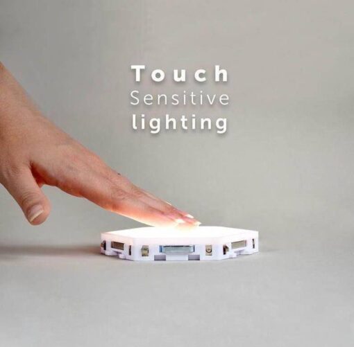 White Color Touch Light Wall Mount Magnetic Modular (1 Piece