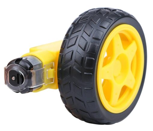 RC Car TT Gear Motor DC 3V-6V Robot Smart Tyre Wheel Set