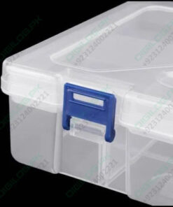 Adjustable Double Layer Component Organizer Tool Container