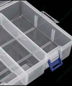 Adjustable Double Layer Component Organizer Tool Container