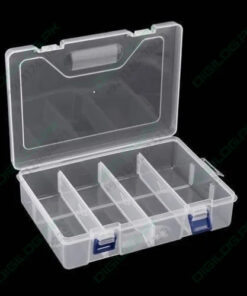 Adjustable Double Layer Component Organizer Tool Container