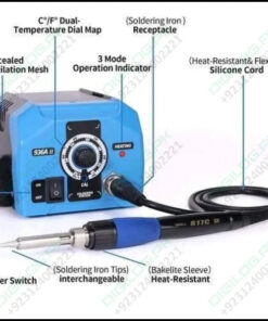 Adjustable Soldering Iron Station Web 936a Ii 65w