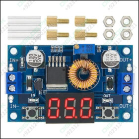 Adjustable Step Down Power Supply Module With Voltmeter