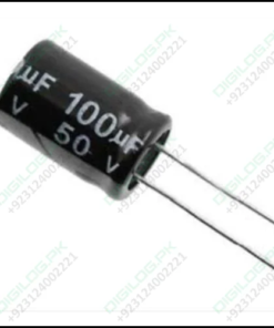 Aluminium 100Uf 50V Electrolytic Capacitor