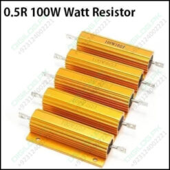 Aluminum Wirewound Golden 0.5R 100W Watt Resistor