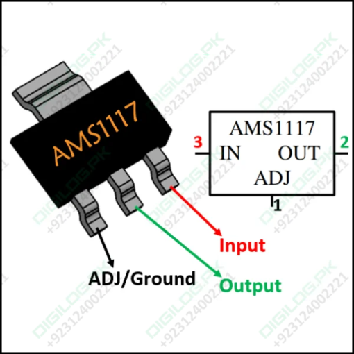 Ams1117 1.5v Voltage Regulator In Pakistan