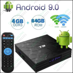 Android Smart Tv Box T9 4gb + 64gb Quad Core 4k Ultra Hd 9.0