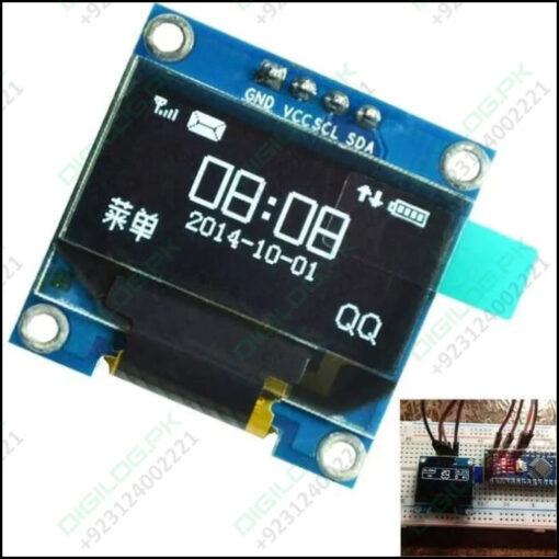 Arduino 0.96 Inch Iic Oled Display 128x64 I2c Ssd1306 Lcd