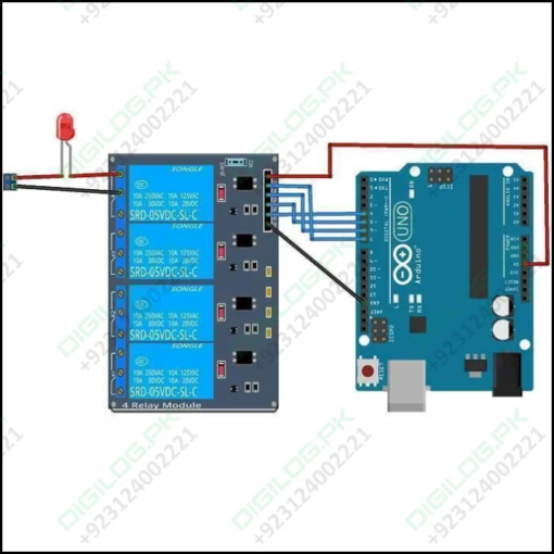 Arduino 4 Channel Relay Module Board