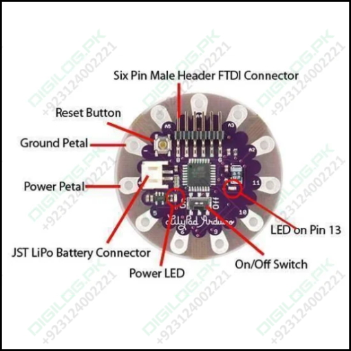 Arduino Lilypad 328 Main Board Atmega328p Atmega328 16m In