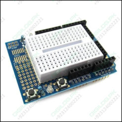 Arduino Uno Proto Shield With Syb-170 Mini Breadboard In